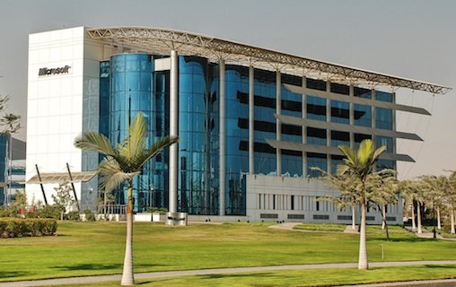 開(kāi)羅智能村園區(qū)內(nèi)的微軟辦公大樓